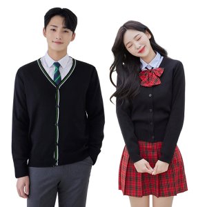 [구매] 교복가디건 14종 모음전 교복 네이비 블랙 여러색 후드티 스쿨룩 졸업사진 졸사