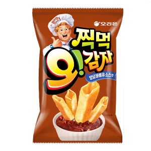 오리온 오감자 찍먹 양념바베큐소스맛 75g 16개입
