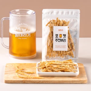포켓 주전부리 빼빼어포 12g 간단한 업소용 혼술 노래방 모임 단체 마른안주