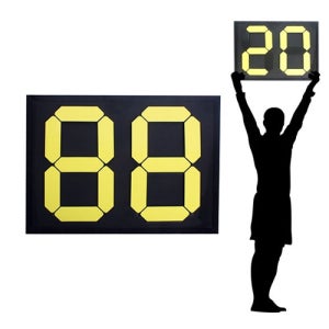 스포츠트라이브 선수 교체판 STNUM 60x45cm+가방 양면 경기 진행 심판 용품