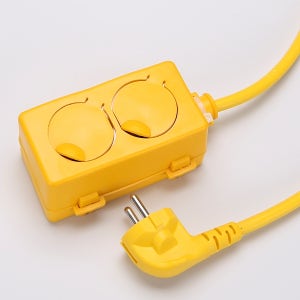 성림 국산 캠핑용 전기 연장선 연장코드선 작업선 리드선 2구 1.5SQ 18M