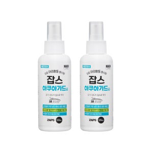 휴대용 모기 진드기 기피제 아쿠아가드액 아이들 나들이 모기약 120ml, 2개