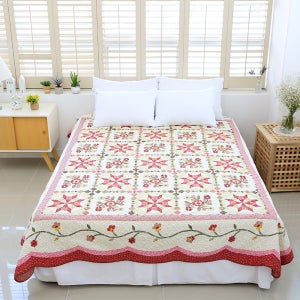 사계절 누빔 스프레드 침대패드 카페트 200x230cm