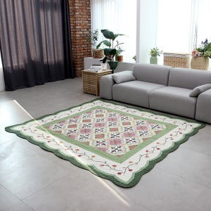 사계절 누빔 스프레드 침대패드 카페트 160x210cm