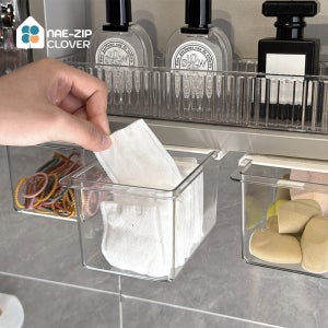 부착식 미니서랍 치실통 다용도 정리함 히든서랍