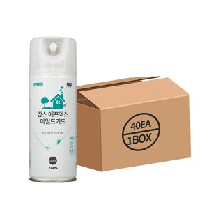 여행 야외활동 기피제 잡스 FX마일드가드 모기 진드기 기피제 해충방지 200ml, 40개