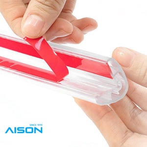 AISON 아기 모서리 보호대 책상 코너 침대 벽 가구 안전 가드 더블에어쿠션 대형 2M