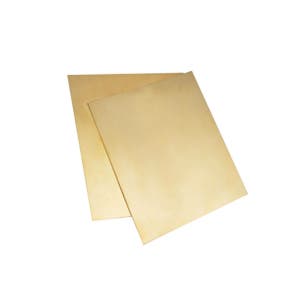 신주판 1T 300x300mm 금색 사각판 높은 전기전도율의 코팅안된 구리판 황동판
