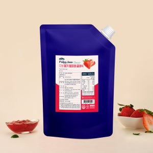 오붐 딸기 펄피잼 클래식 1kg 베이스