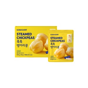 고백핏 국내제조 촉촉병아리콩(리뉴얼) 10팩 저속노화 식단관리 고단백 건강간식