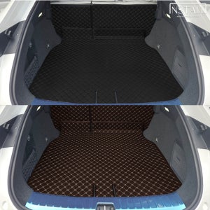 폴스타4 (2024) 인스톨 프리미엄 퀄팅 트렁크 매트 2열등커버+트렁크바닥(러기지플로어 상단)