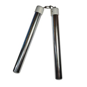 (재고처분)국산 알루미늄 연습용 쌍절곤 23.5cm A02