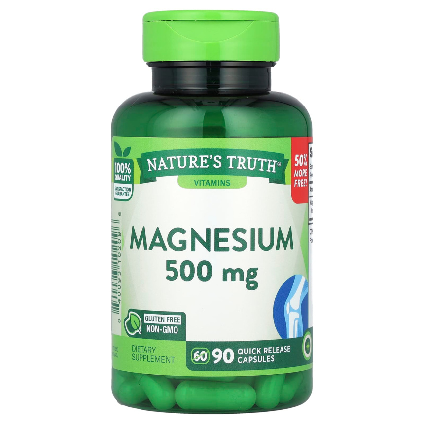 <b>네이처스트루 마그네슘</b> 500mg 퀵릴리즈 90캡슐