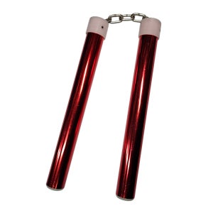 (재고처분)국산 알루미늄 연습용 쌍절곤 23.5cm A05