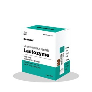 락토자임 닥터뮨 바이오셔포트 강아지 고양이 영양제 저알러지 투약보조제 약효보호 유산균, 2.5g, 40개