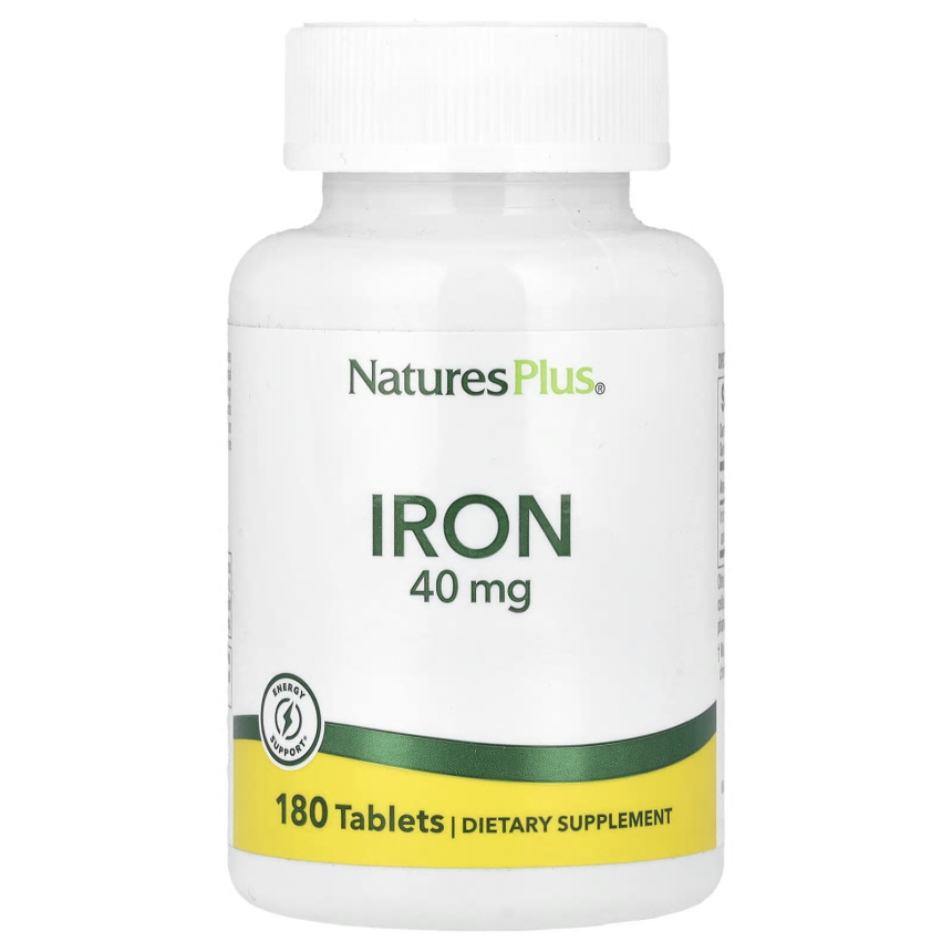 <b>네이처스플러스</b> 철분 40mg 180정