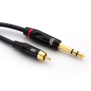 HDTOP 국산 제작 RCA 수 TO 5.5 스테레오 수 케이블 3M HT-TP637