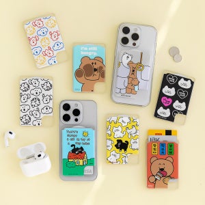 로마네 아이폰 갤럭시 맥세이프 카드 지갑 케이스 핸드폰 티머니 카드 케이스