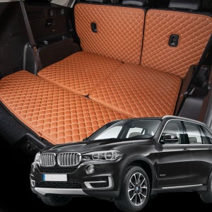 BMW X5 (F15) 맞춤 퀄팅 트렁크매트 풀세트 자동차 가죽 방수 차박 국내생산