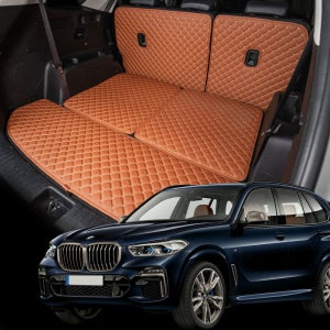 BMW X5 G05 맞춤 퀄팅 트렁크매트 자동차 가죽 방수 차박 국내생산 5인승 7인승