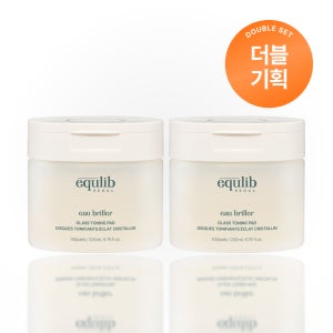 오 브리에 글라스 토닝 패드/물광 은광패드 닦토 퀵팩/저자극 각질케어 100매, 2개