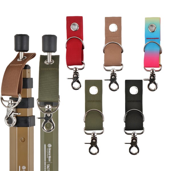 브리즈문 폴대 아일렛 고정 타프 걸이 고리 후크 스트랩 스트링 웨빙 캠핑 끈 줄 크림슨레드