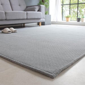 플레잇코튼 먼지없는 순면 러그 사계절 물세탁 거실 카페트 위생적인 매트 265x200cm