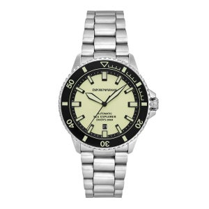 아르마니 AR60083 (Sea Explorer) 씨 익스프로어 다이버 남성 메탈시계