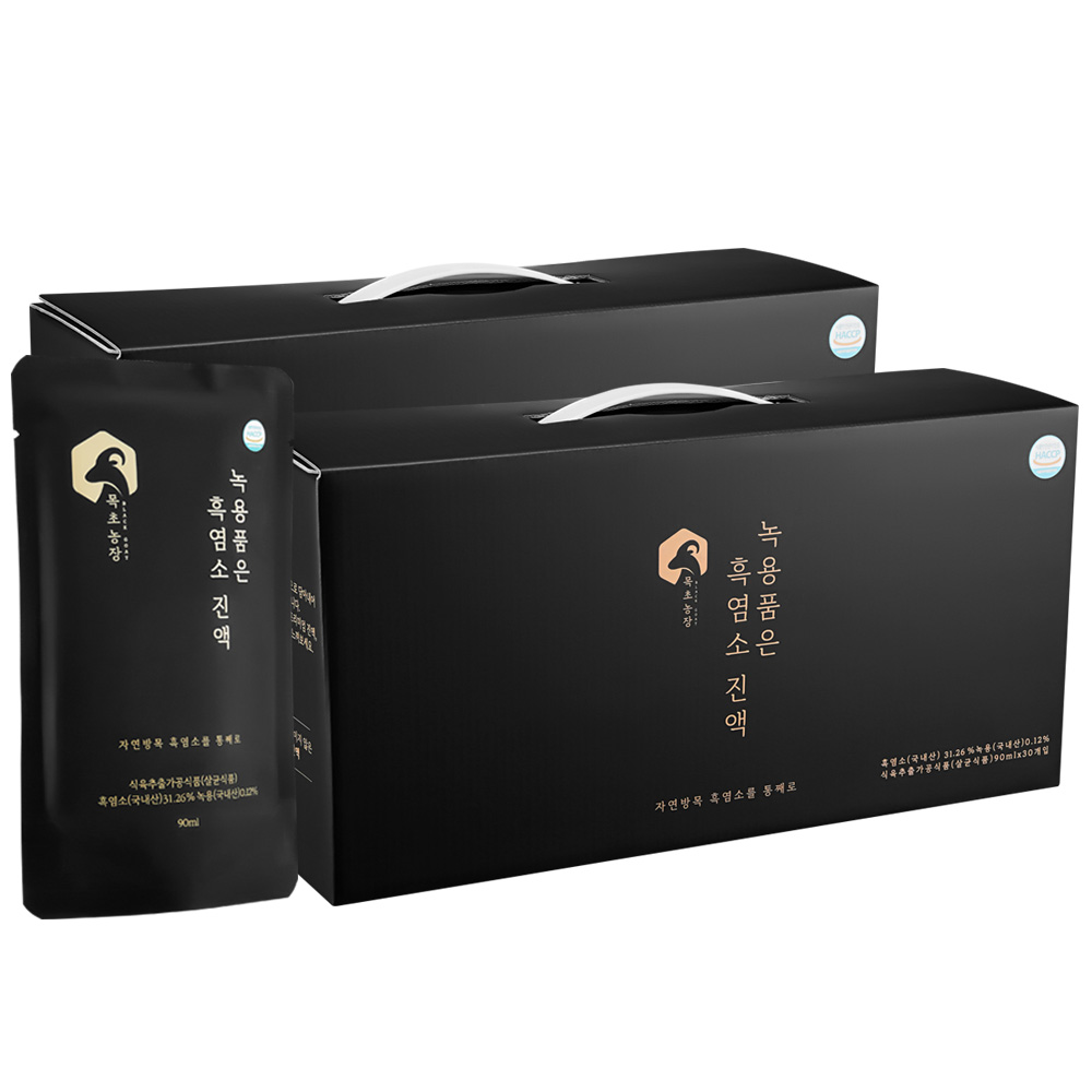 목초농장 녹용 품은 흑염소진액 90ml x 60개입