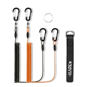 칼스 낚시 카라비너 스프링 와이어 낙하방지 안전용품