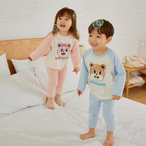 베베곰 토들러 나그랑 상하복 티셔츠 긴팔 티 유아 봄 가을 실내복 외출복 어린이집 등원룩 BGK9RG21