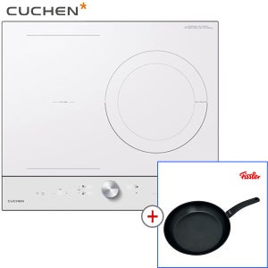 쿠첸 인덕션 전기레인지 3구 CIR-BW33KD1B1/화이트+화이트/빌트인/FLEX ZONE