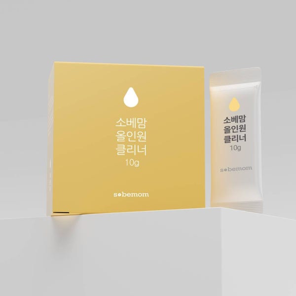 소베맘 올인원 젖병세척기 분유포트 세척 클리너 10g x 10포