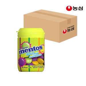 멘토스 사워믹스 바틀 6입 4개