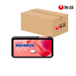 멘토스 후르트민트 피치향 12입 2개