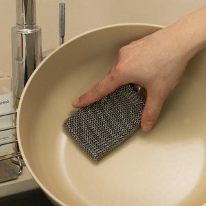 반영구 316 스텐 철수세미 스텐링 수세미 사각 세척솔 쇠 탄냄비