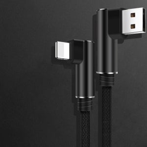 라온 ㄱ자형 라이트닝 8핀 충전케이블 1M 90도 ㄱ자케이블