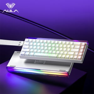 독거미 히어로 68 He Hero68 자석축 키보드 래피드트리거 유선 화이트등고선, 흑황자축