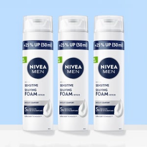 니베아 맨 센서티브 쉐이빙 폼 면도크림 250ml, 3개