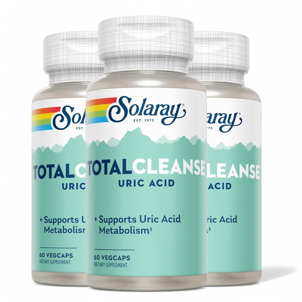 솔라레이 토탈 클렌즈 요산 Total Cleanse uric acid 60베지캡슐 3개