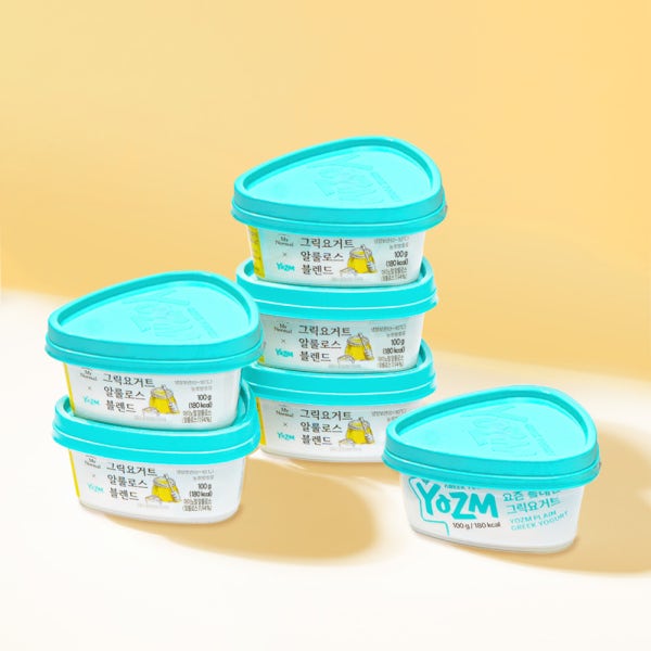 요즘 저당 그릭요거트 알룰로스 블렌드 100g 5개+플레인 100g