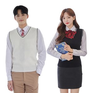 [구매] 남녀공용 교복조끼 19종 모음전 교복쇼핑몰 학생니트 고등학교교복 학생복 스쿨룩