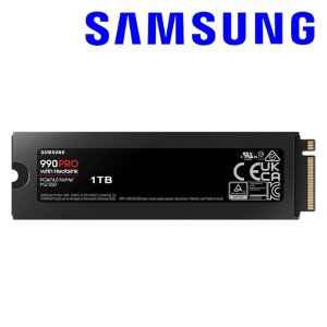 삼성전자 삼성 990 PRO 히트싱크 M.2 NVMe 1테라 (정품) 1TB
