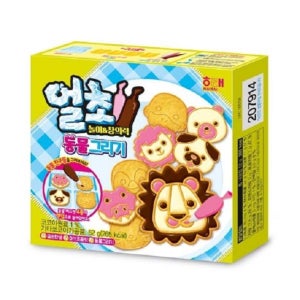 얼초 동물그리기 52g x1개