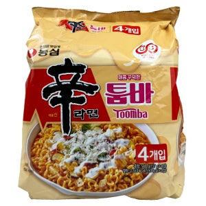 농심 신라면 툼바 봉지라면 137g 4개입 4팩 멀티팩