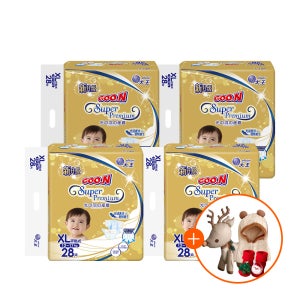 군 기저귀 프리미엄 밴드 특대형(XL) 28P x 4팩+선착순 루돌프 풍선,2박스 크리스마스 양말,3박스 아기 바라클라바