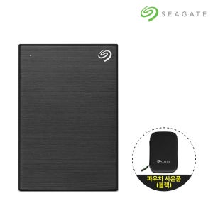 1테라 씨게이트 외장하드 데이터복구 전용파우치 1TB, 블랙