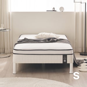 포스트모던 시프레 1인용 원룸 미니 매트리스 미디엄 필로우탑 일체형 싱글침대 S