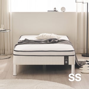 포스트모던 시프레 1인용 원룸 미니 매트리스 미디엄 필로우탑 일체형 슈퍼싱글 침대 SS