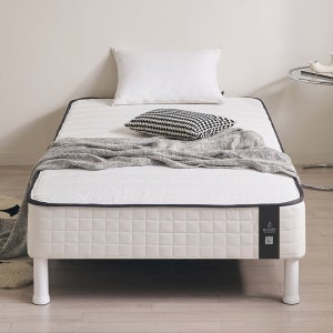 포스트모던 샬럿 원룸 작은방 1인용 미디엄 슈퍼싱글 일체형 매트리스 침대 SS